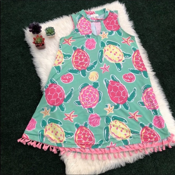 Simply Southern TopSail Turtle Tassel Dress - Picture 7 of 12